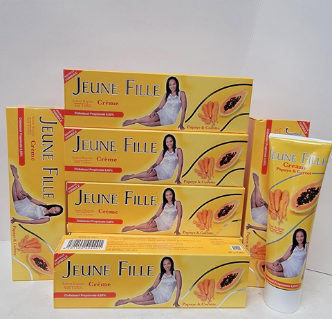 10 Pack Jeune Fille Fast Action Papaya & Carrot Cream